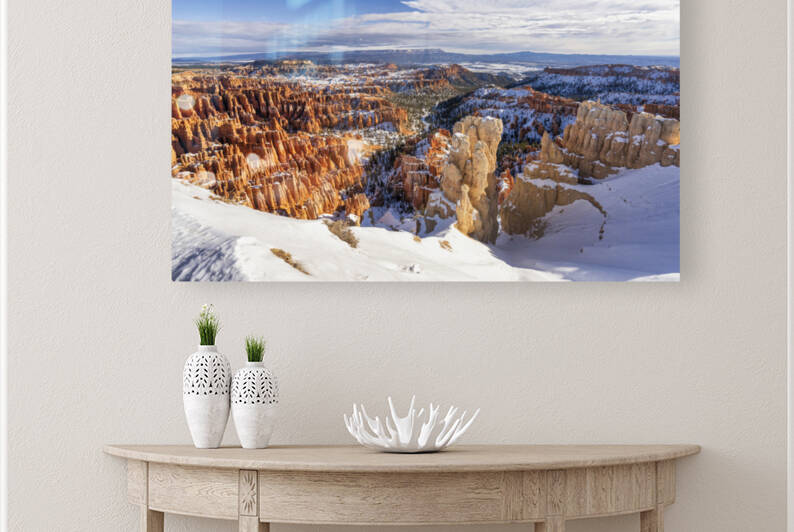 Winter in Bryce canyon Reproduction