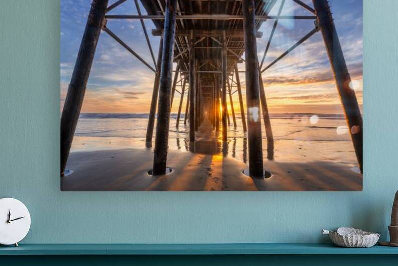 Under the pier  Oceanside by Yves COUTURIER