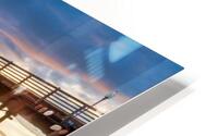 Reflections at the pier. HD Metal print
