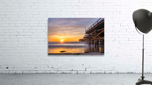 PB pier sunset Wall Preview