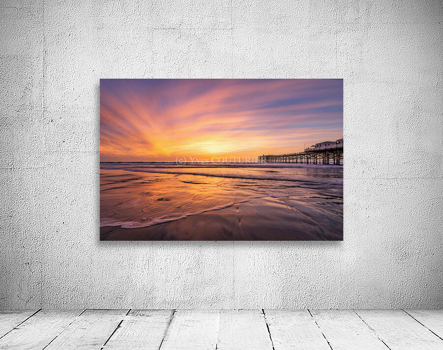 sunset in Pacific beach  Wall Preview