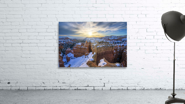 Sun rising in Bryce Wall Preview