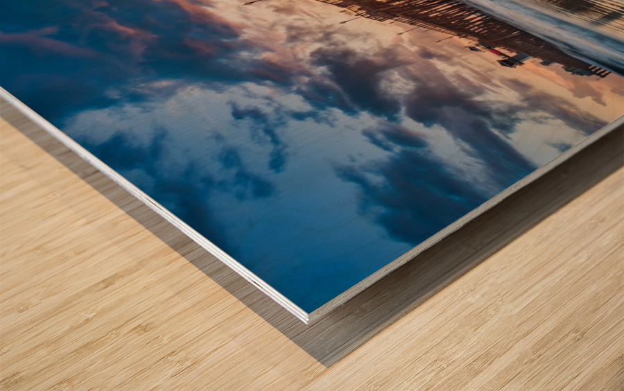 Oceanside pier 3 Wood print