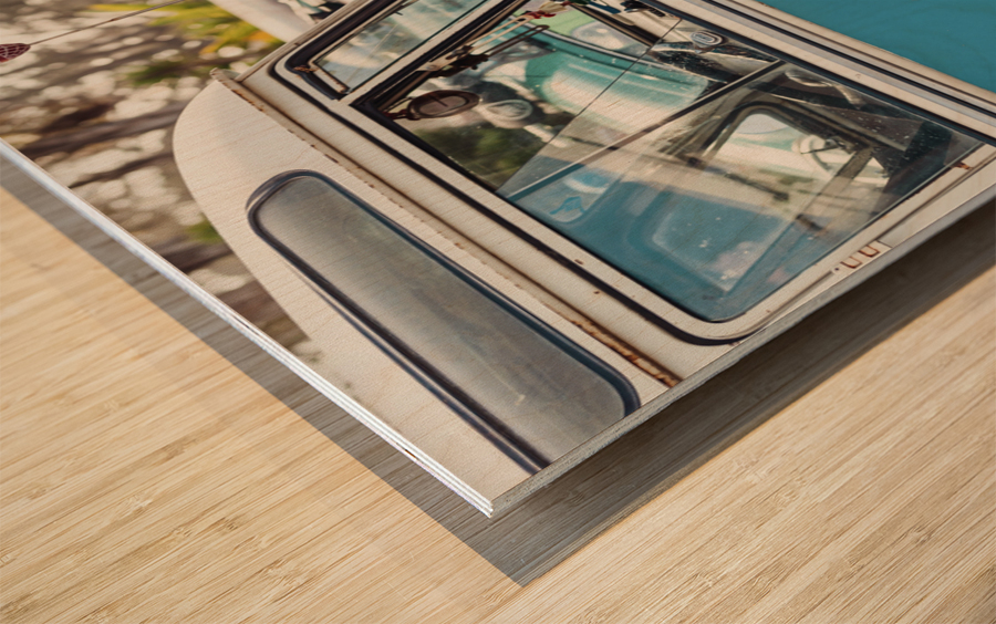Old Volkswagen Wood print