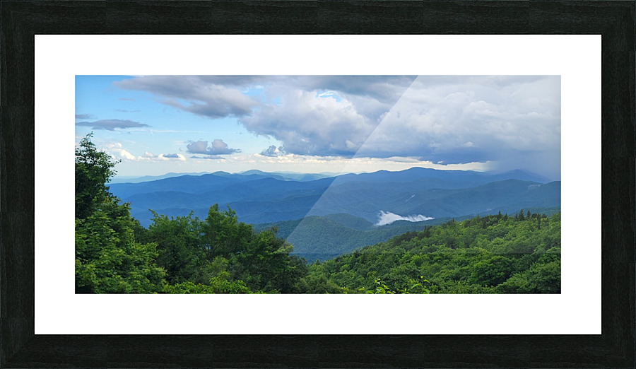 Lush Mountains Picture Frame print