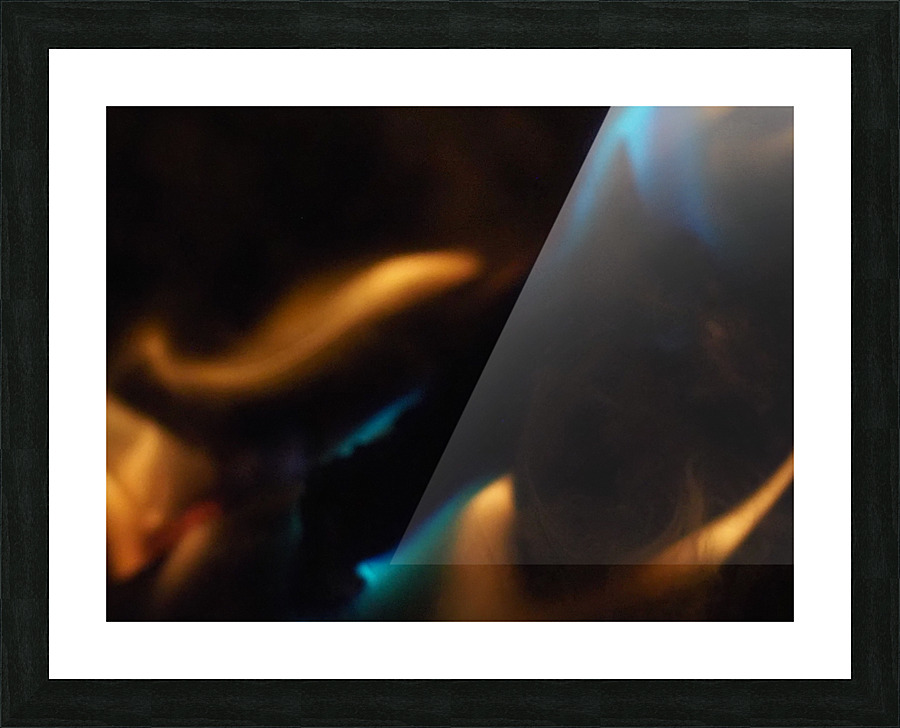 Flames 3 Picture Frame print