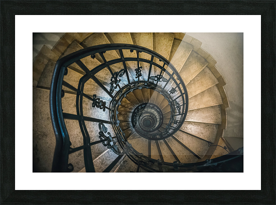 Long Way Down Picture Frame print