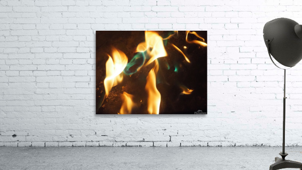 Flames 4 Wall Preview