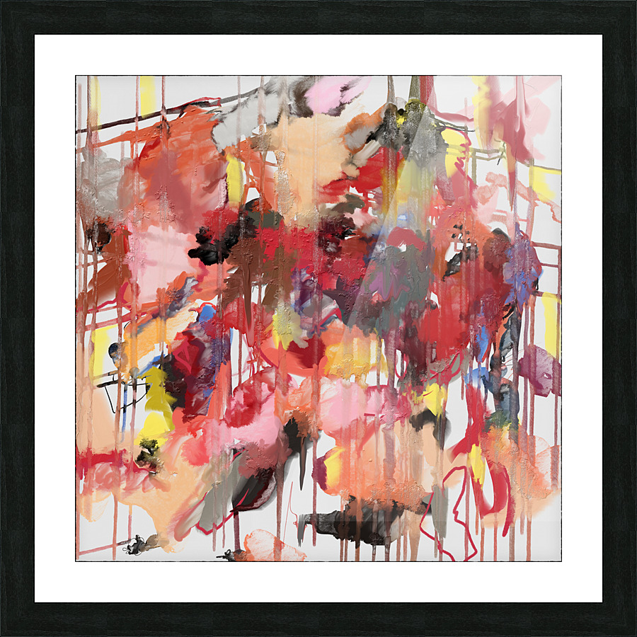 Heartbeat Picture Frame print
