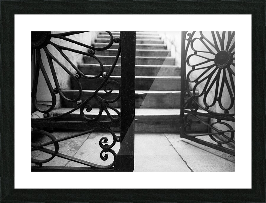 The gate Picture Frame print