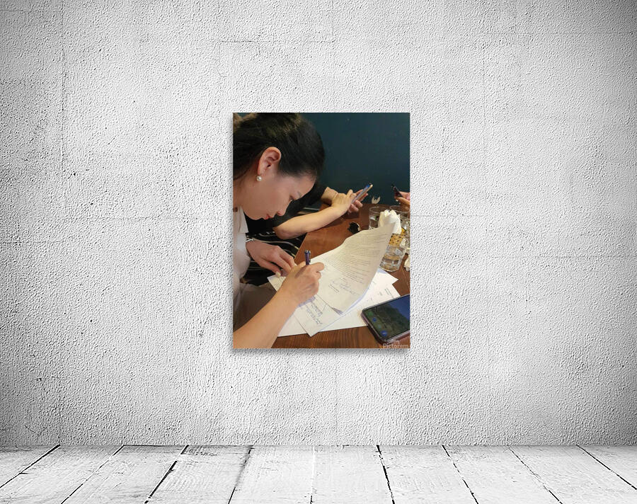 Portrait photo of my sister Wall Preview