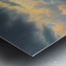 Smooth gradient transition intense dramatic weath Metal print