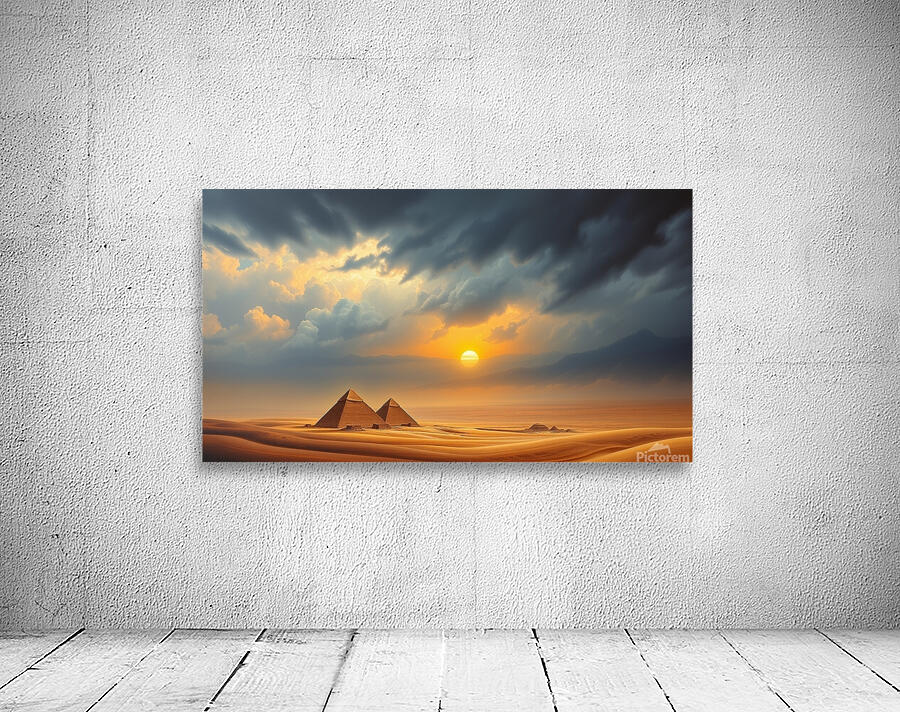 Smooth gradient transition intense dramatic weath Wall Preview