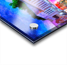 Downtown Auburn Alabama On A Rainy Night - View From Toomers Corner Acrylic print