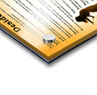 Desiderata Poem - Inspirational Poetry Art Acrylic print