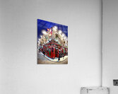 Temple Bar in Dublin On A Winter Night in Ireland Acrylic Print