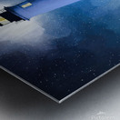 Night Time View of St Marks Lighthouse - Florida Coast Landscape Metal print