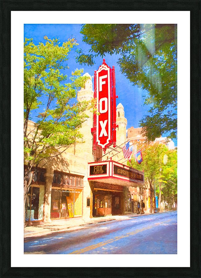 Historic Fox Theatre on Peachtree Street in Atlanta Georgia Picture Frame print