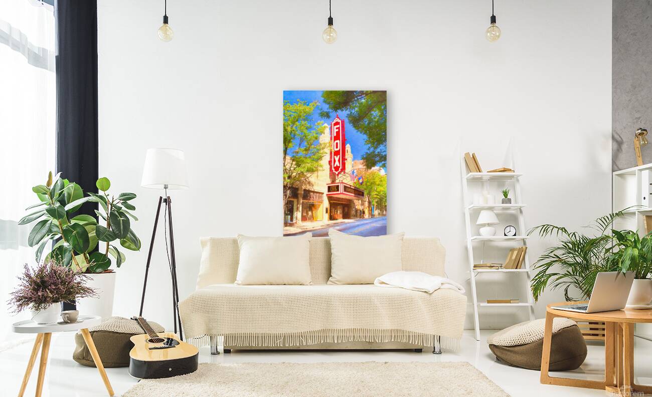 Historic Fox Theatre on Peachtree Street in Atlanta Georgia Reproduction