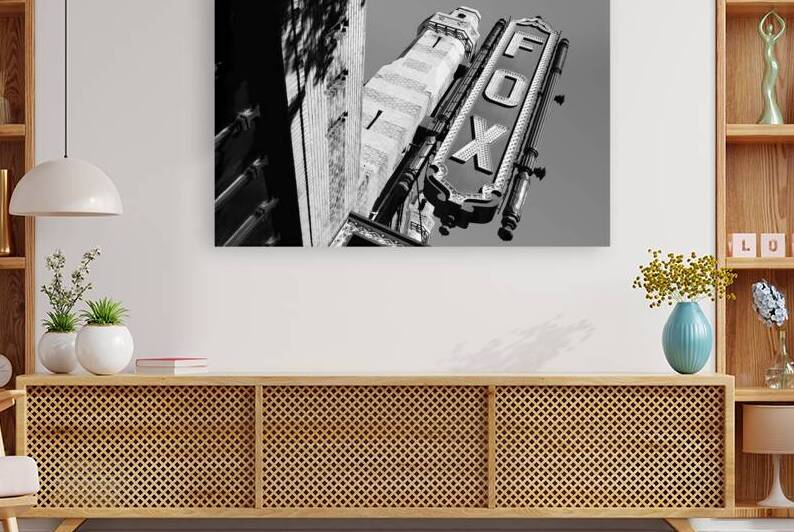 The Fox Theatre - Black And White Atlanta Art by Mark Tisdale