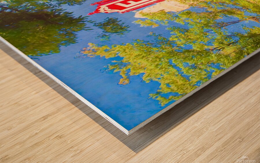 Historic Fox Theatre on Peachtree Street in Atlanta Georgia Wood print