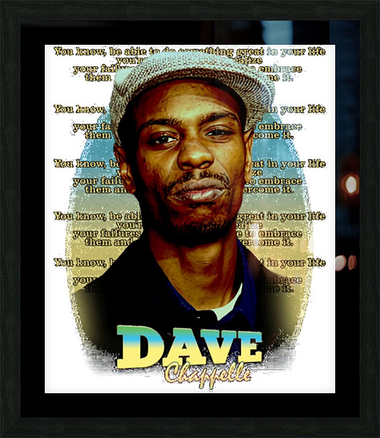 Dave Chappelle 29 Picture Frame print