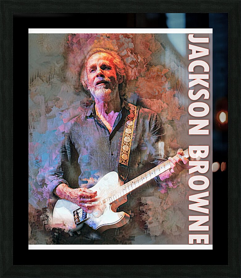 Jackson Browne 6 Picture Frame print