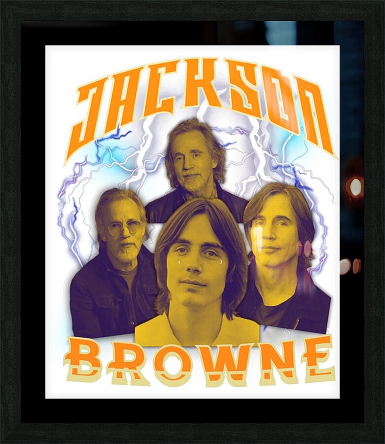 Jackson Browne 25 Picture Frame print