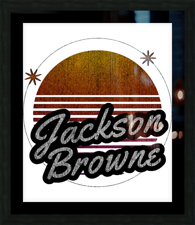 Jackson Browne 35 Picture Frame print