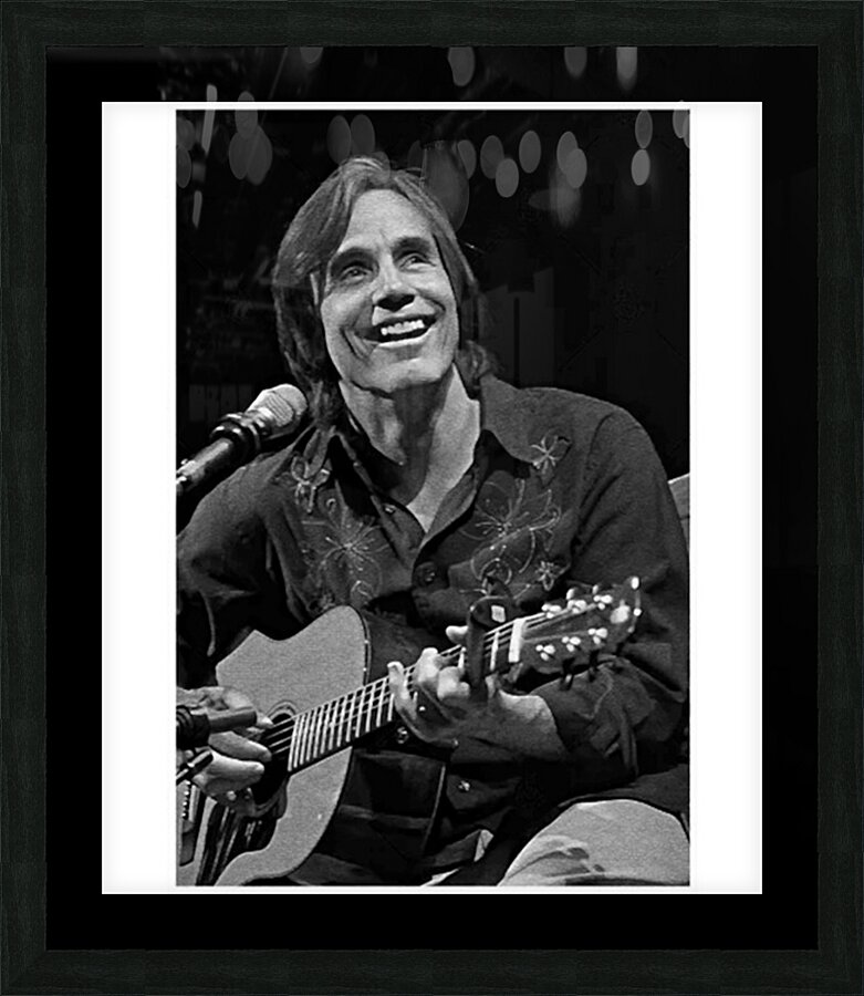 Jackson Browne 40 Picture Frame print