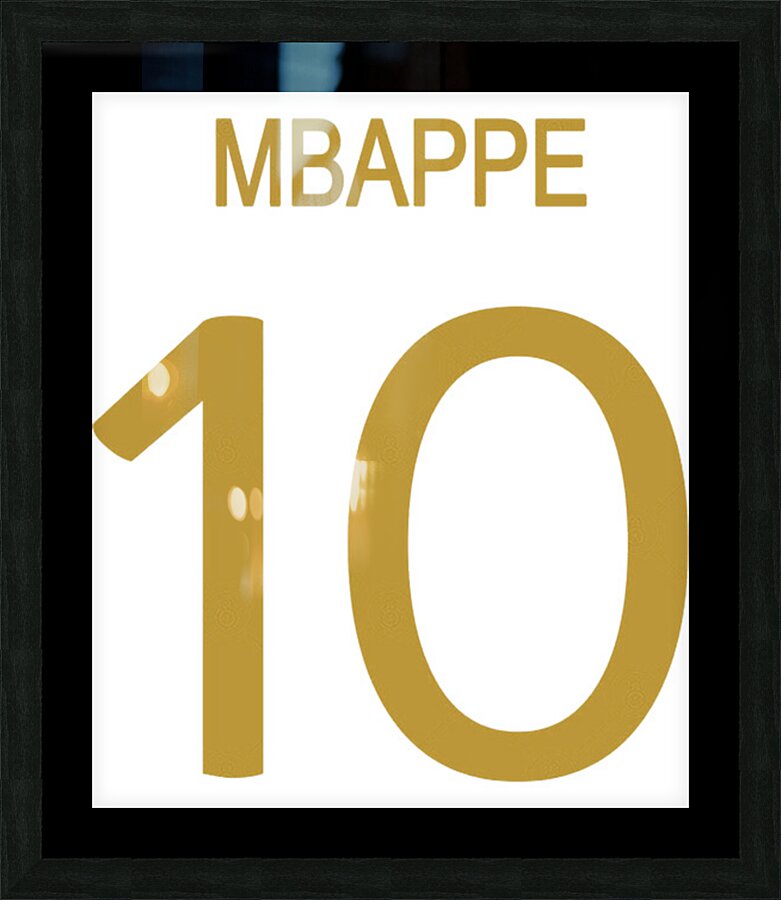 Kylian Mbappe 21 Picture Frame print