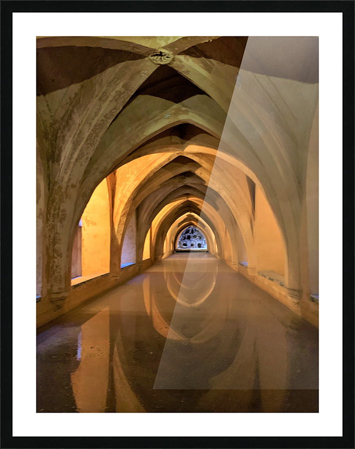 ALCAZAR BATHS Picture Frame print