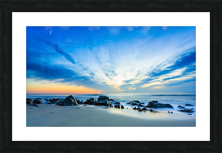 Jersey Shore Picture Frame print