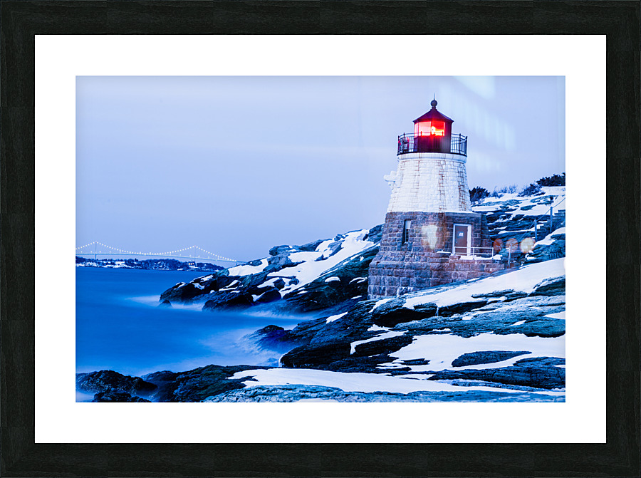 Frozen landscape Picture Frame print