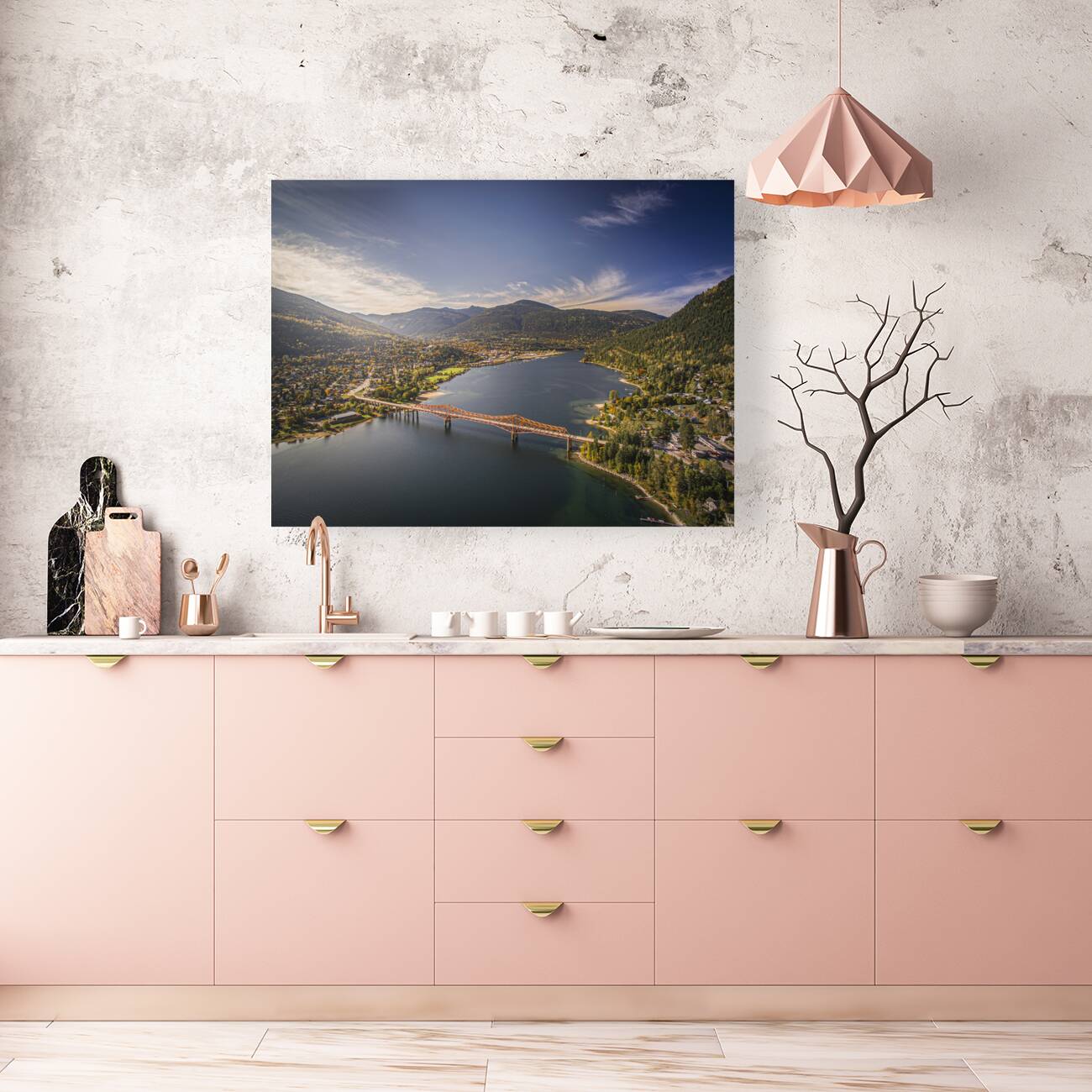 Fall Flight over Nelson Reproduction