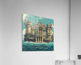 Palace in front of the sea beautiful view Acrylic Print