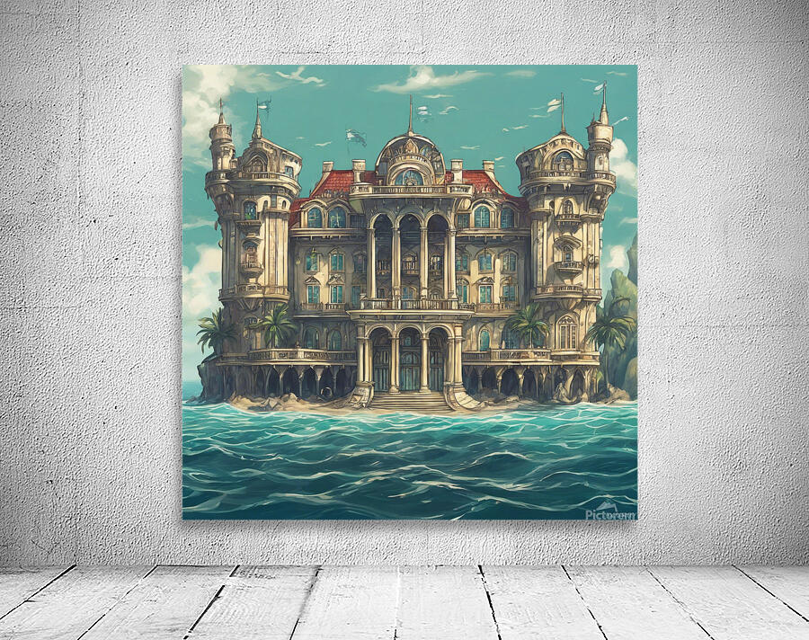Palace in front of the sea beautiful view Wall Preview