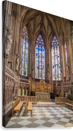 Litchfield Cathedral Canvas Print