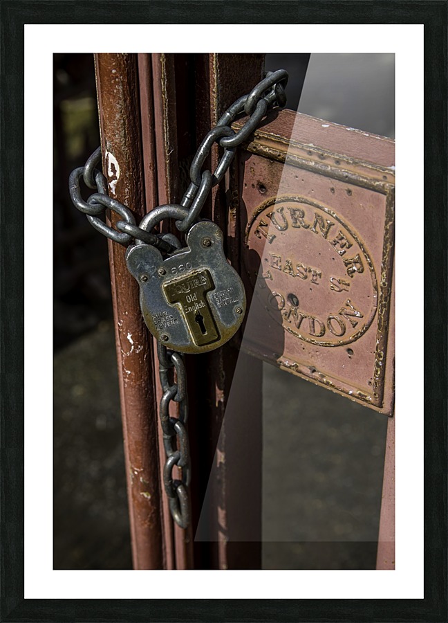 Locked Out Picture Frame print
