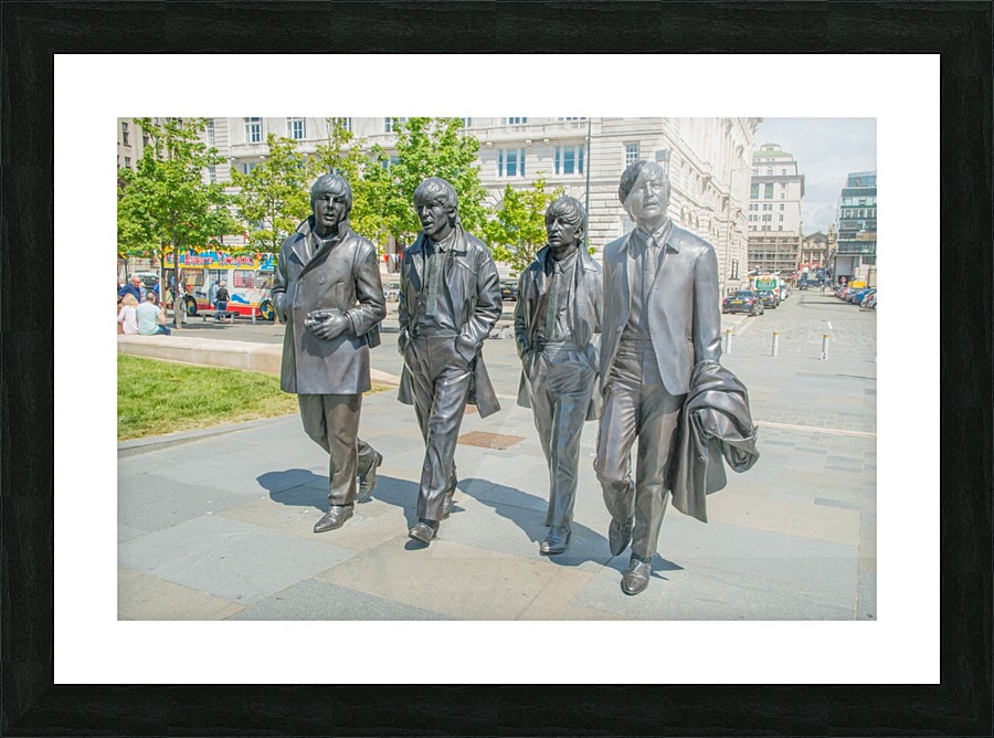 The Beatles Statue Picture Frame print