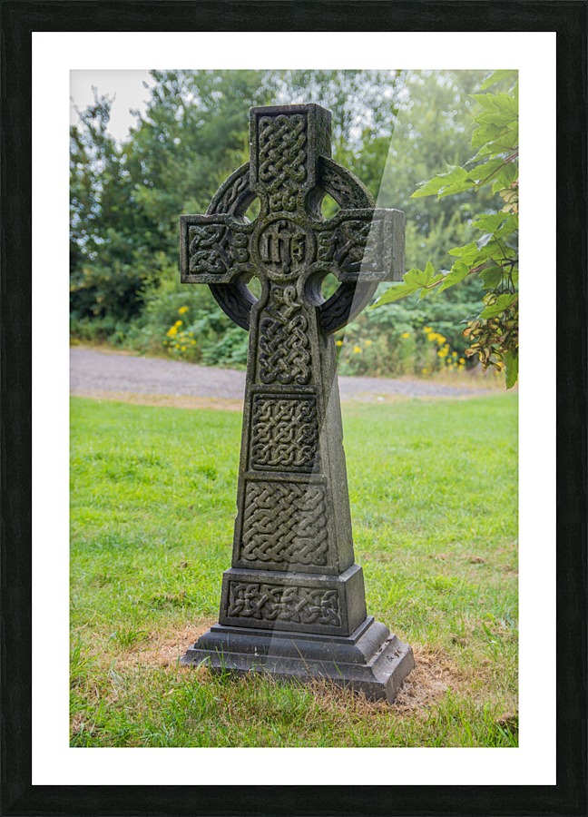 Celtic Grave Picture Frame print