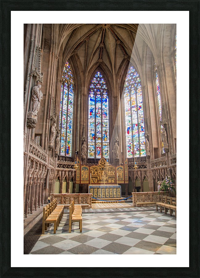 Litchfield Cathedral Picture Frame print
