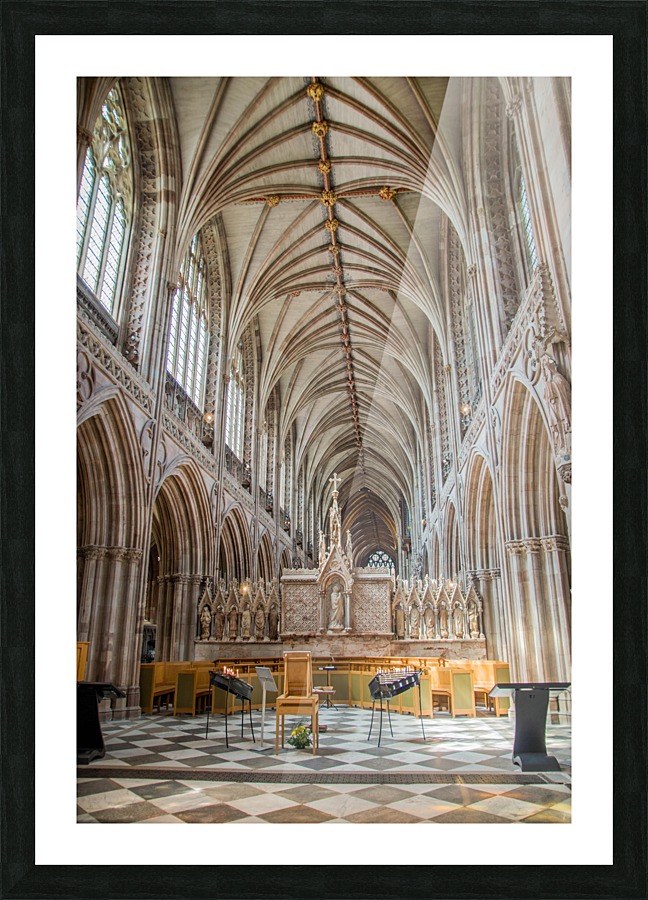 Litchfield Cathedral 2 Picture Frame print
