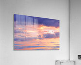 Gold and Purple Sunset Acrylic Print