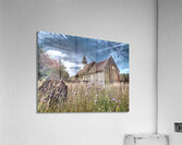 Abandoned Grave In The Churchyard Acrylic Print