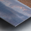 Guitar Serenade on the Beach Square Metal print