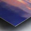 Gold and Purple Sunset Metal print