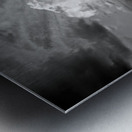 Stormy Nights in Mono Metal print