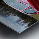 Stunning 1966 Metallic Red Mustang Metal print