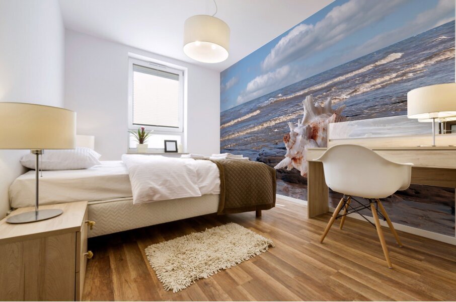 Call of the Ocean - Murex Seashell Mural print